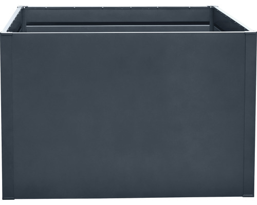Klassieke Twin-Wall verhoogde tuinbak, maat S, 90 x 90 x 76 cm, antraciet
