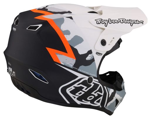 Casque Intégral Troy Lee Designs GP Volt Camo/Blanc