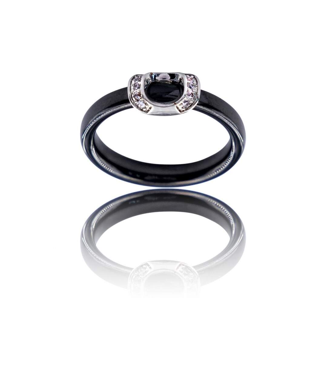 Coffret Bague pour Femme Céramique Ornée Zirconium