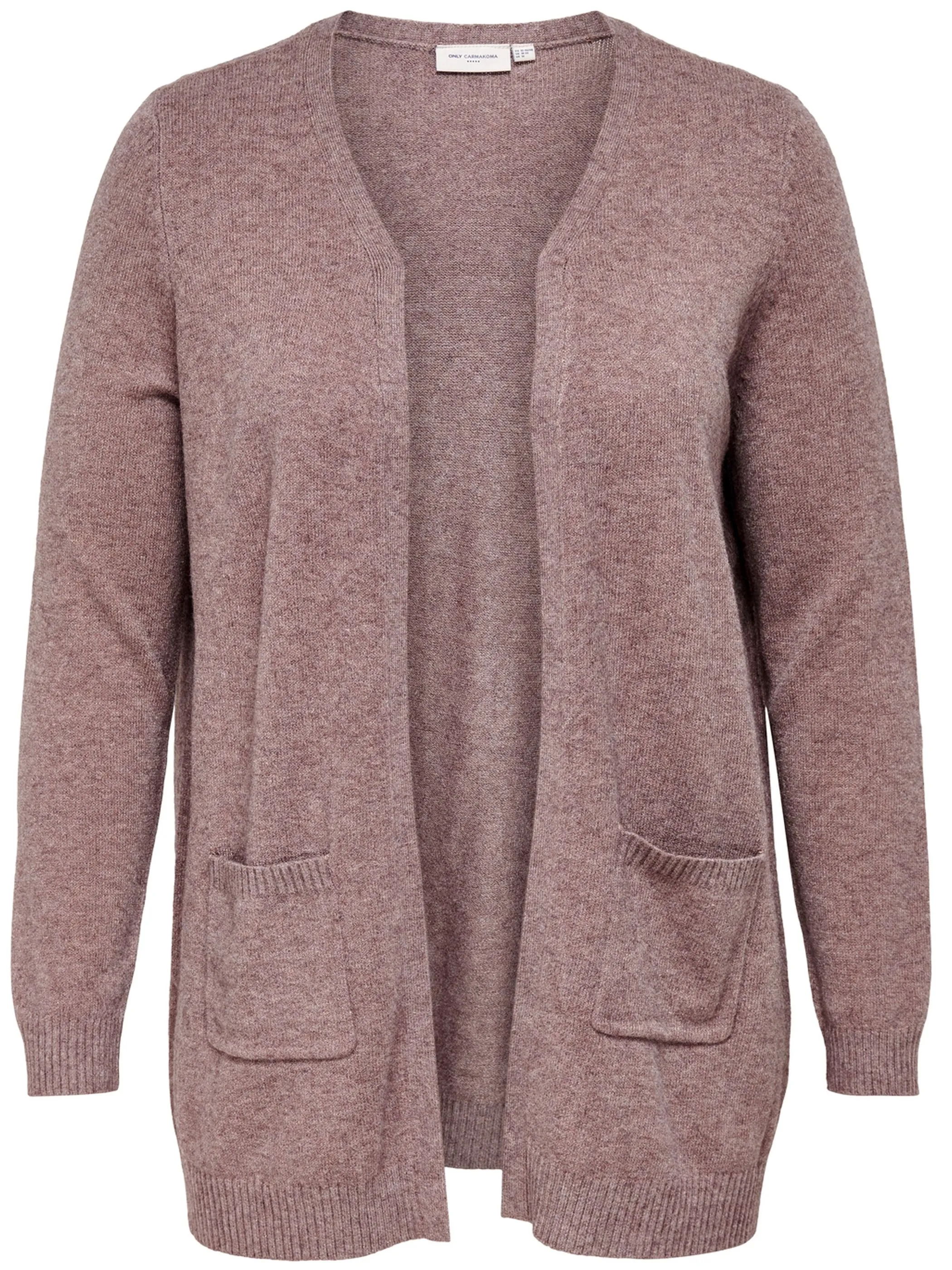 Only Carmakoma CARESLY L/S OPEN CARD Strickjacke