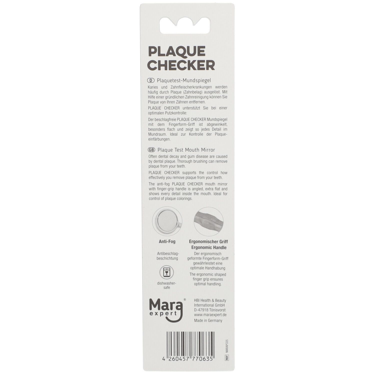 Mara® expert Plaque Checker Mundspiegel
