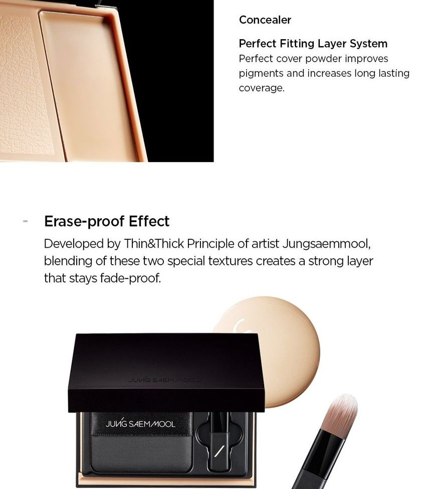 JUNG SAEM MOOL - Essential Star-Cealer Foundation - 6 kleuren