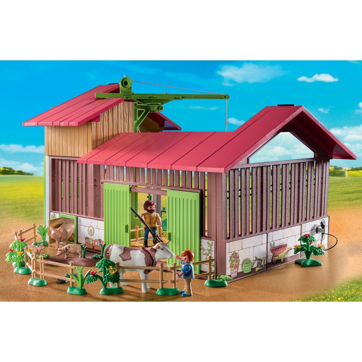 Ferme avec panneaux solaires - Playmobil 71304