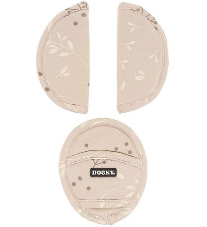 Dooky Universalkissen - Romantische Blätter - Beige