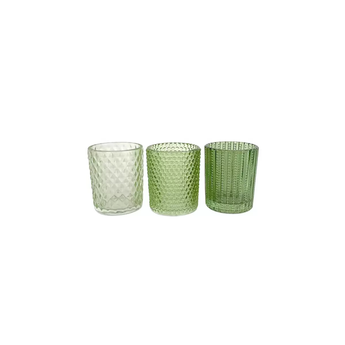 Teelichtglas Luca Bessoni grün