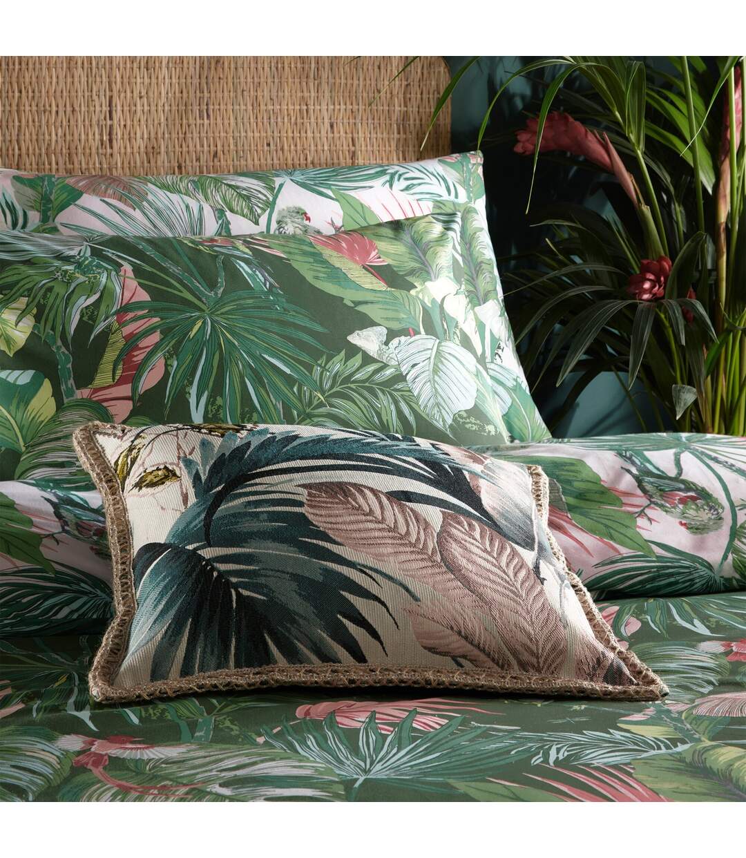 Furn - Parure de lit AMAZONIA RAINFOREST (Jade) - UTRV2139