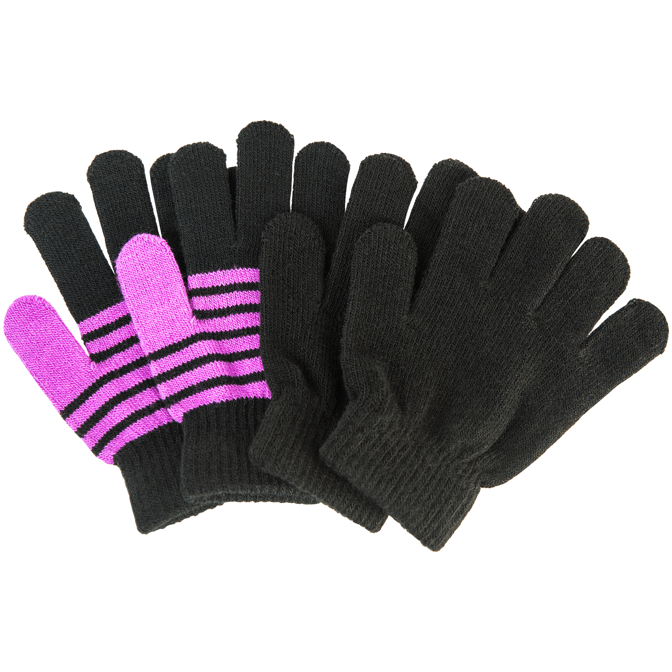 Graffiti Cassier Knitted 2-Pack Gloves - Hansker og votter