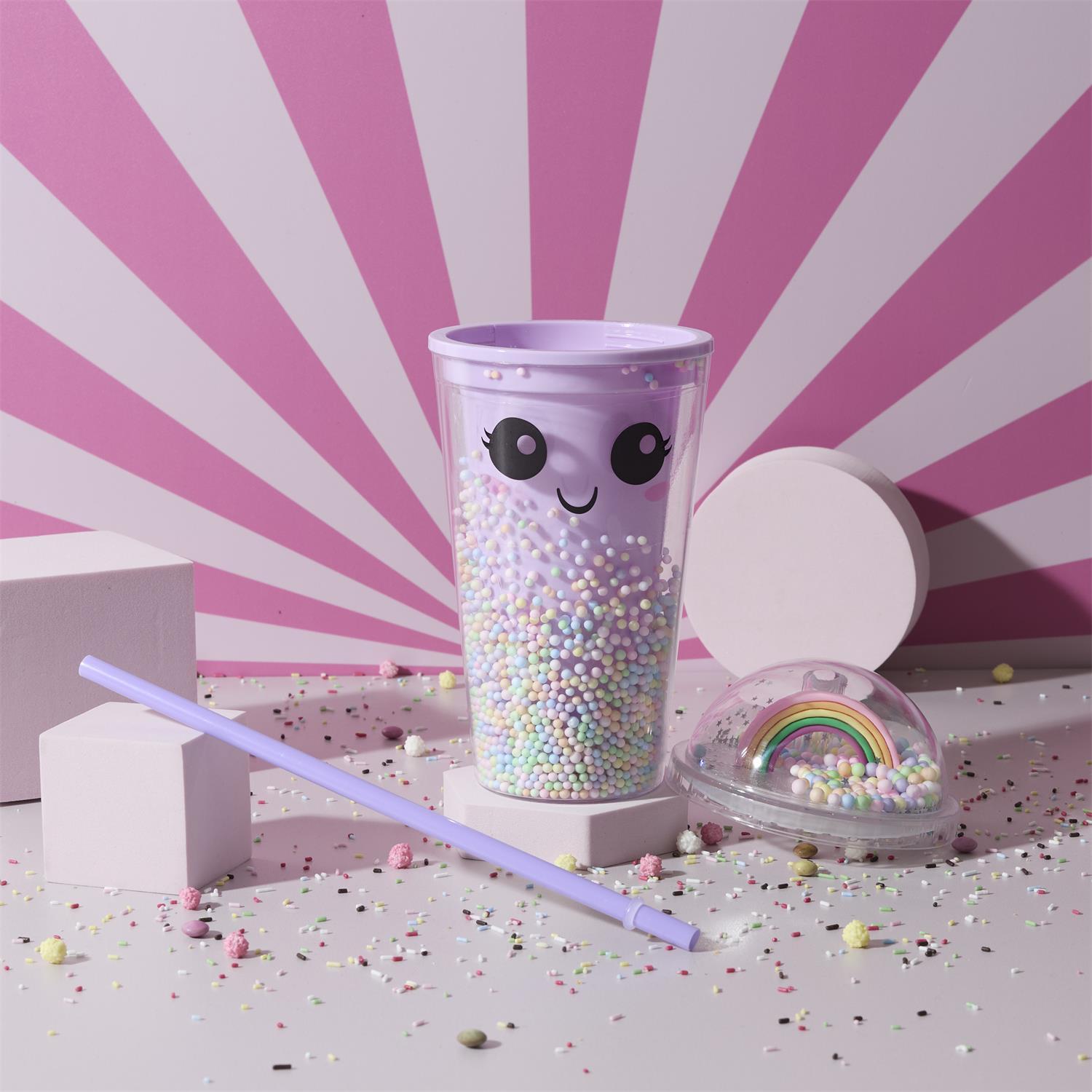 MUG TRANSPORT ARC EN CIEL 35CL KAWAII