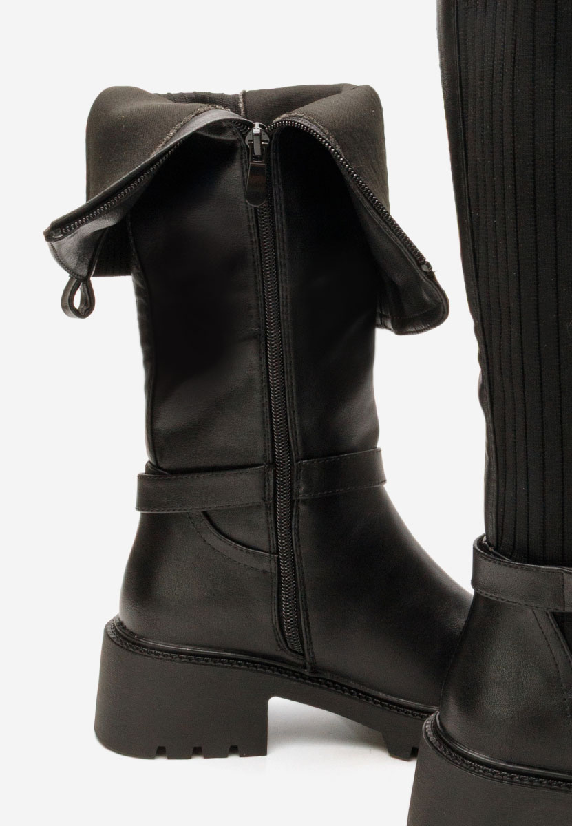 Bottes femme noires Trisina