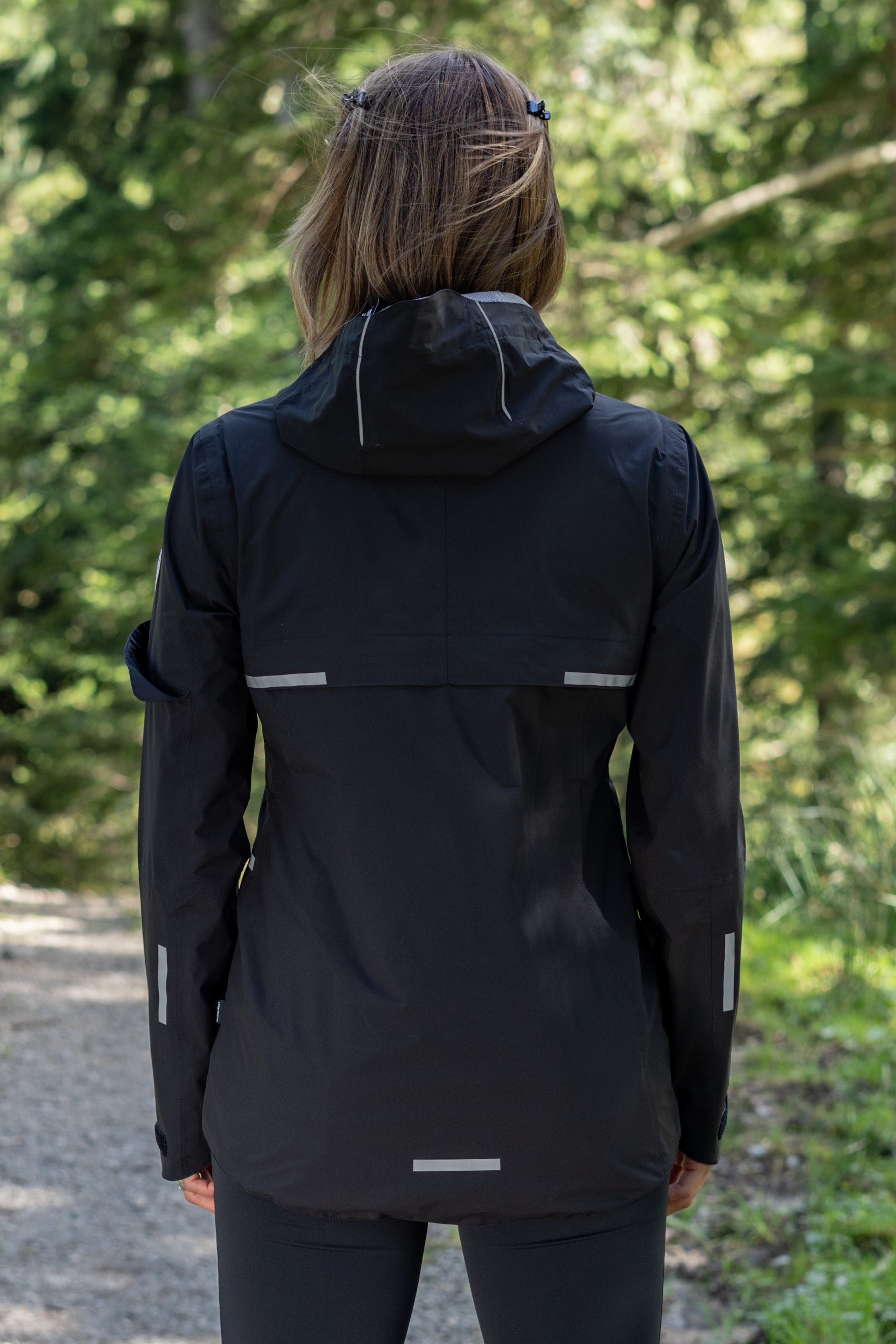 Frauen Regenjacke Trailblaze black