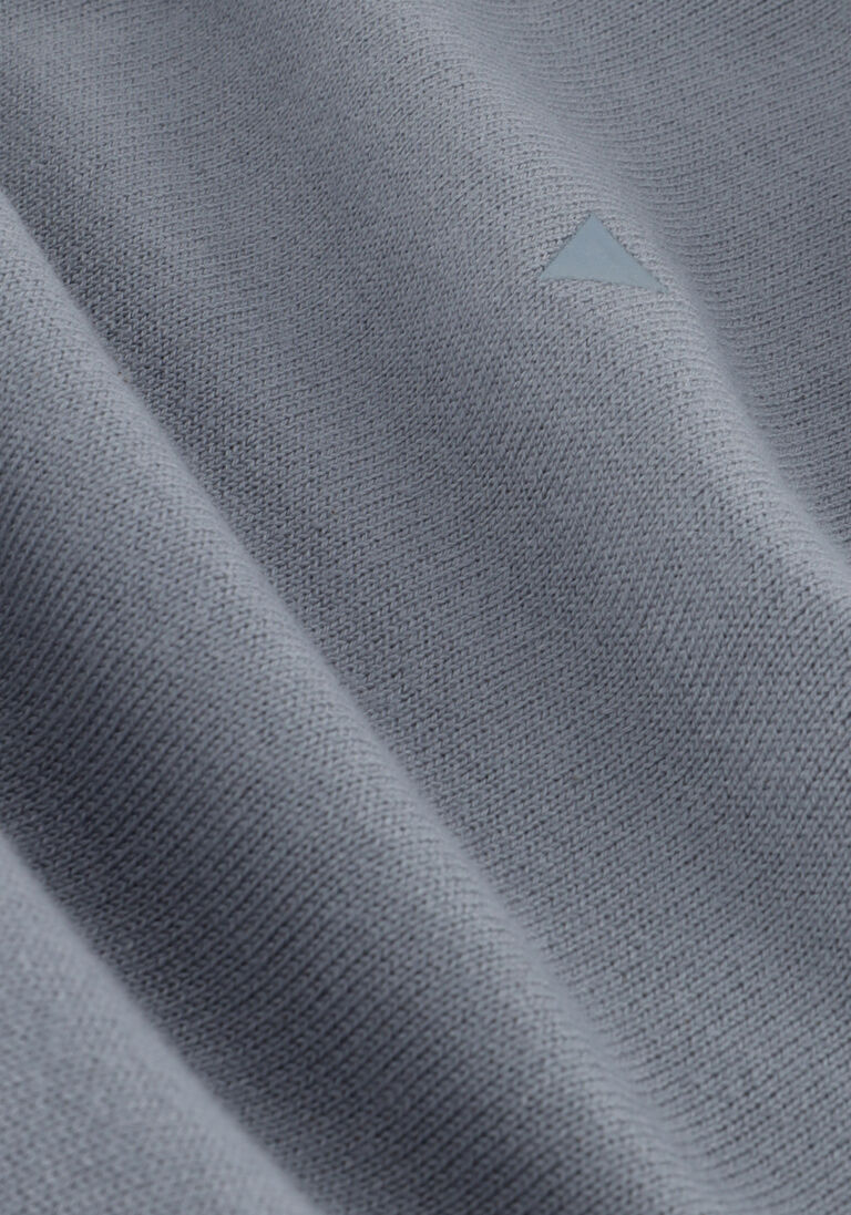 PUREWHITE blauwe purewhite trui garment dye knit with round neck