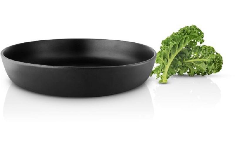 Salatschüssel Nordic Kitchen 28 cm, 4 Stück, Schwarz<br>Teller mit senkrechter Kante
