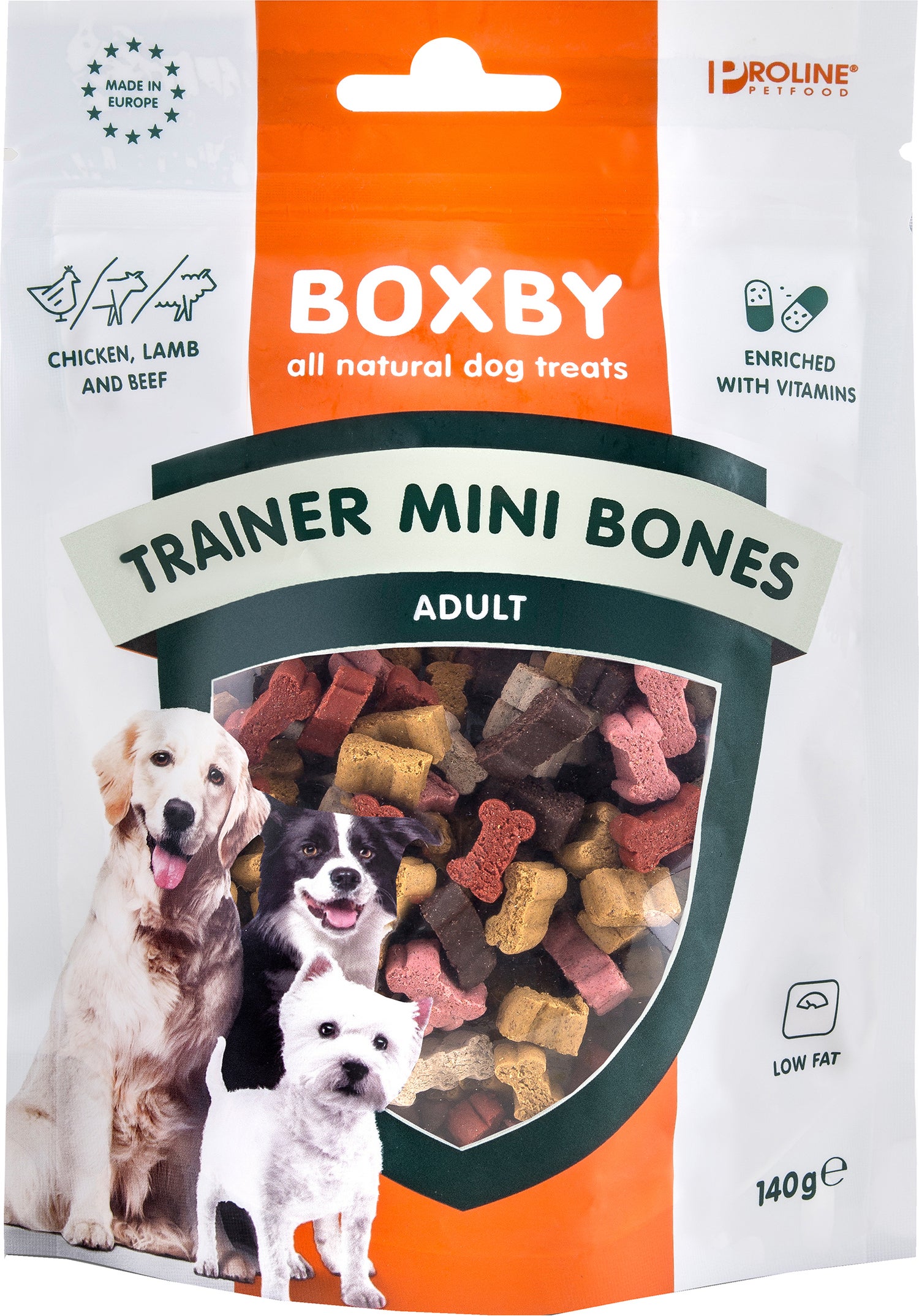 Proline Boxby hondensnoepjes Trainers 140 g