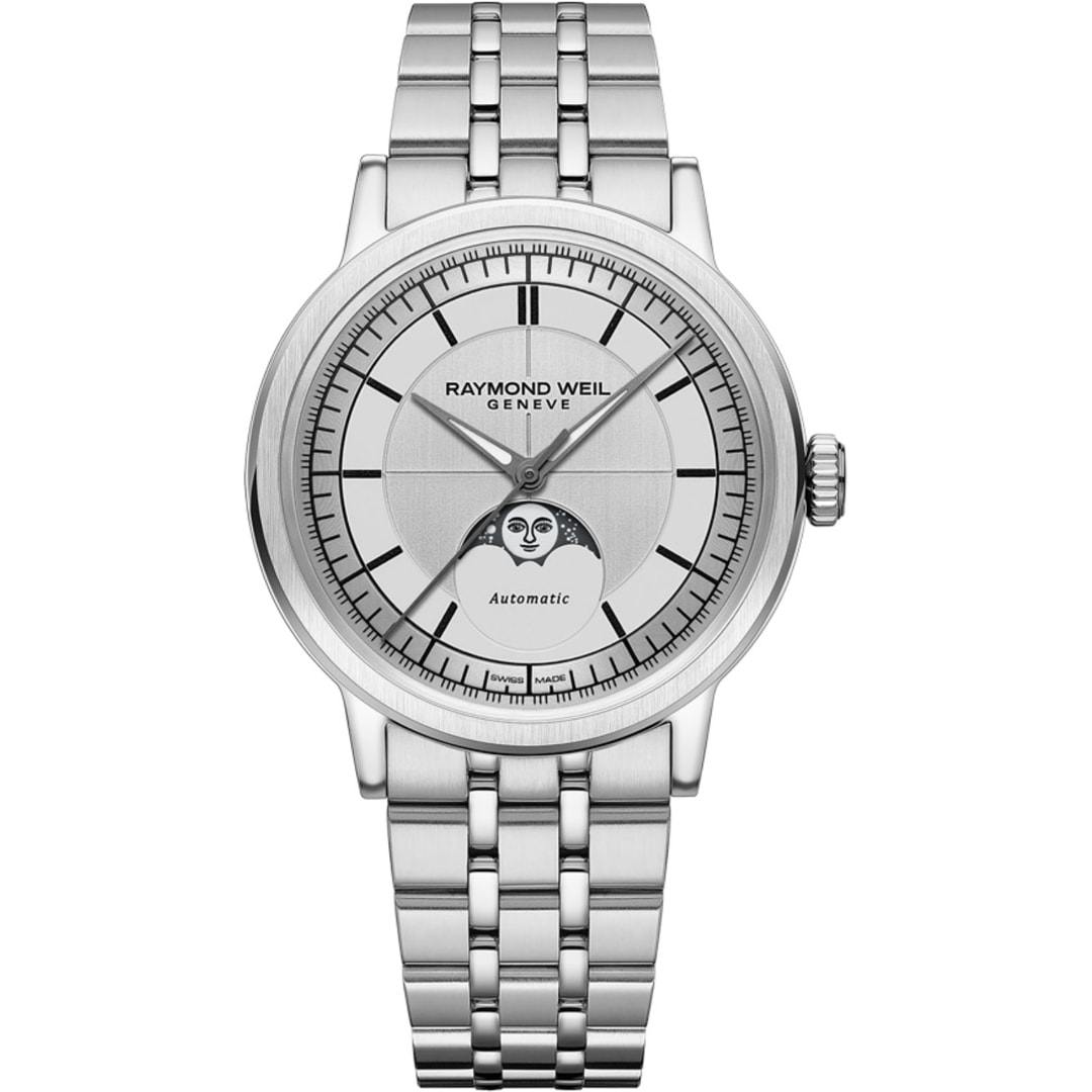 Raymond Weil Millesime Moon Phase Silbrig Ø 39.5mm