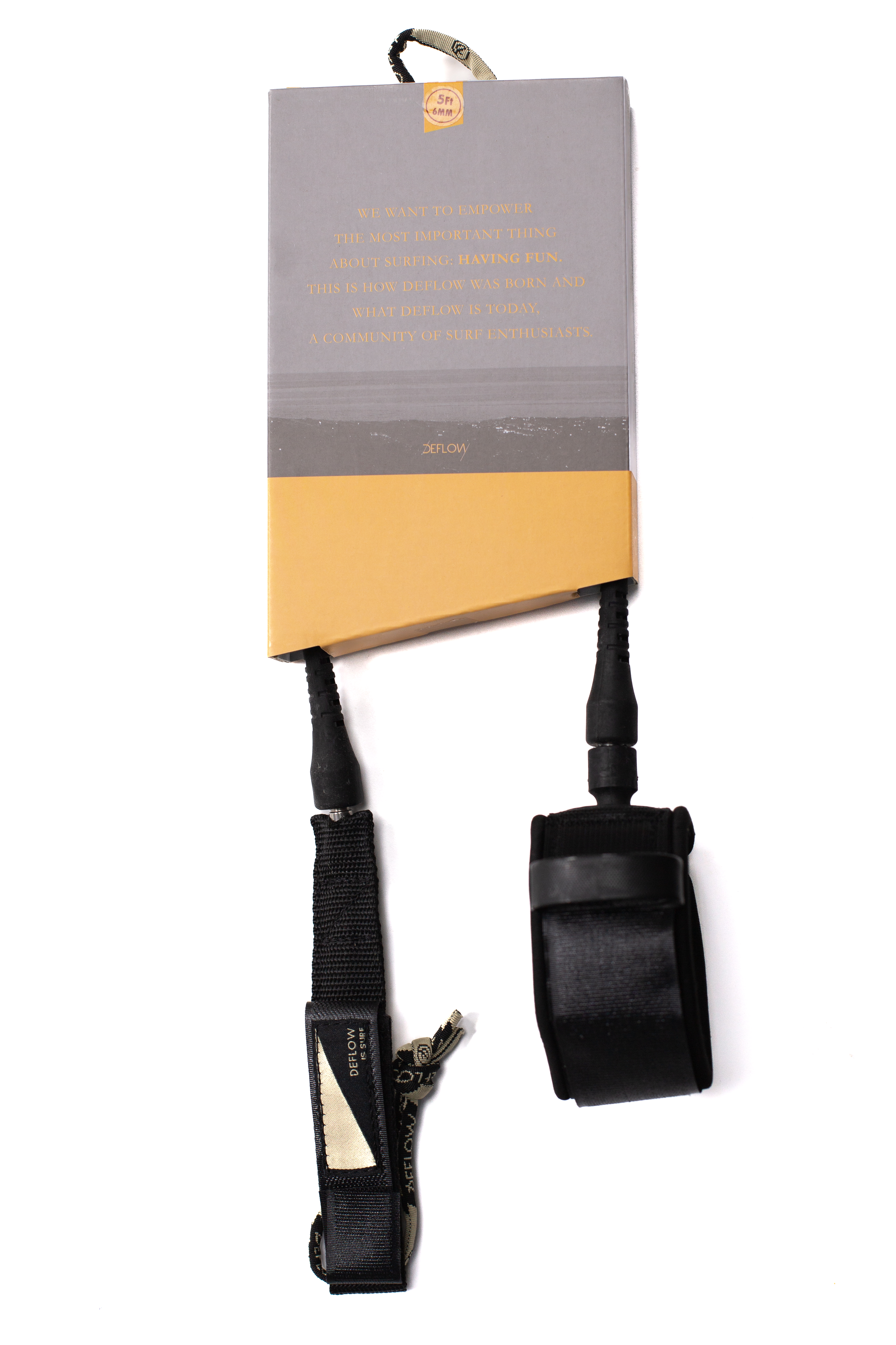 Deflow Leash - High Performance - 5'0 - 1/4