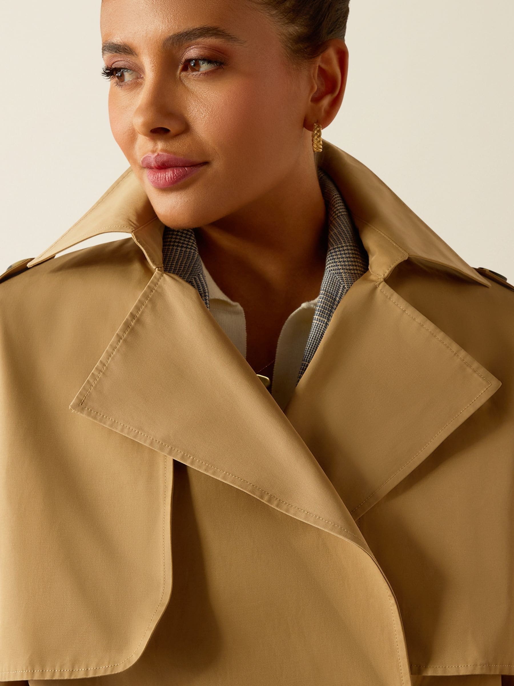 Ariat Natural Staunton A-Line Trench Coat