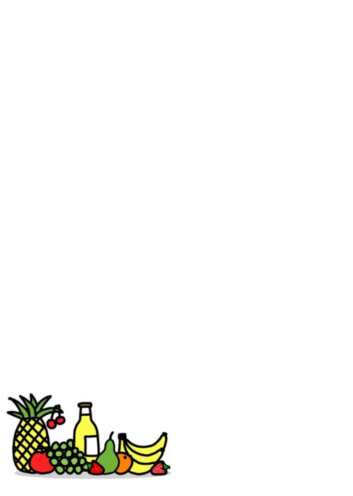YH Tekent | Beterschapskaart | Illustratie fruitmand