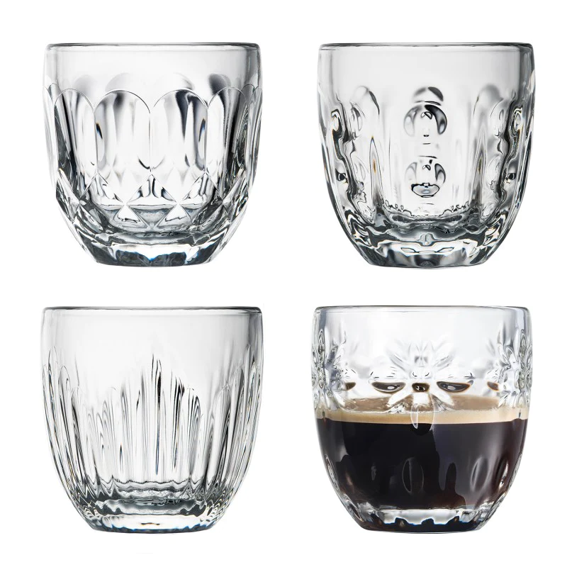 Coffret de 4 tasses à expresso, TROQUET La Rochère