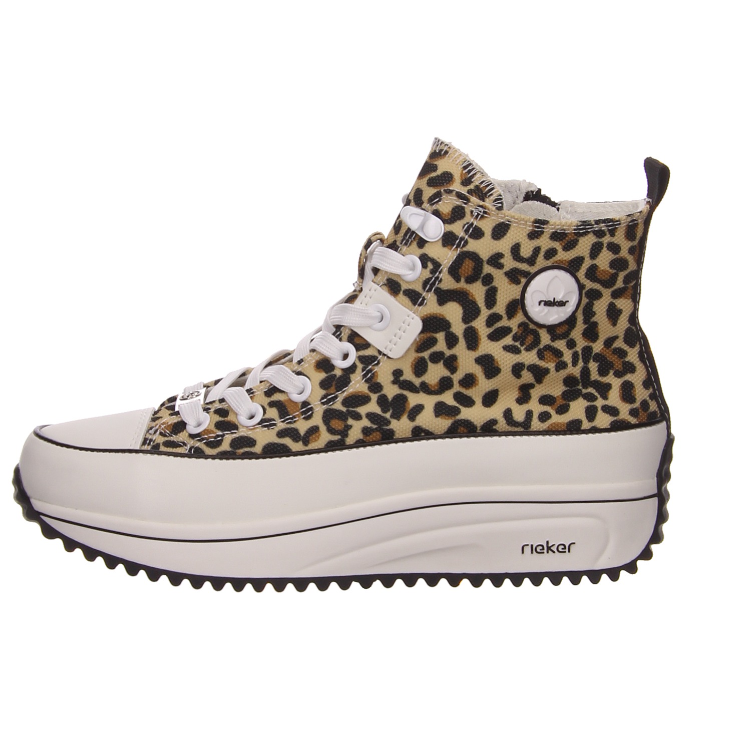 Rieker Sneaker high beige/leo beige