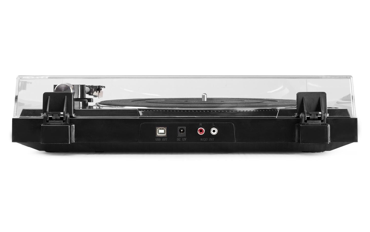 Plattenspieler RP310 Schwarz<br>Automatischer Plattenspieler mit USB und Umwandlungsmöglichkeit für Schallplatten