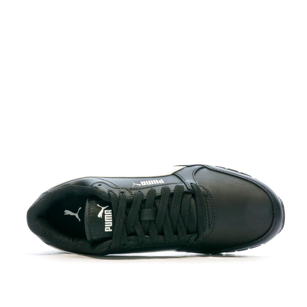 Puma Baskets Noires/Blanches Garçon Puma St Runner V3