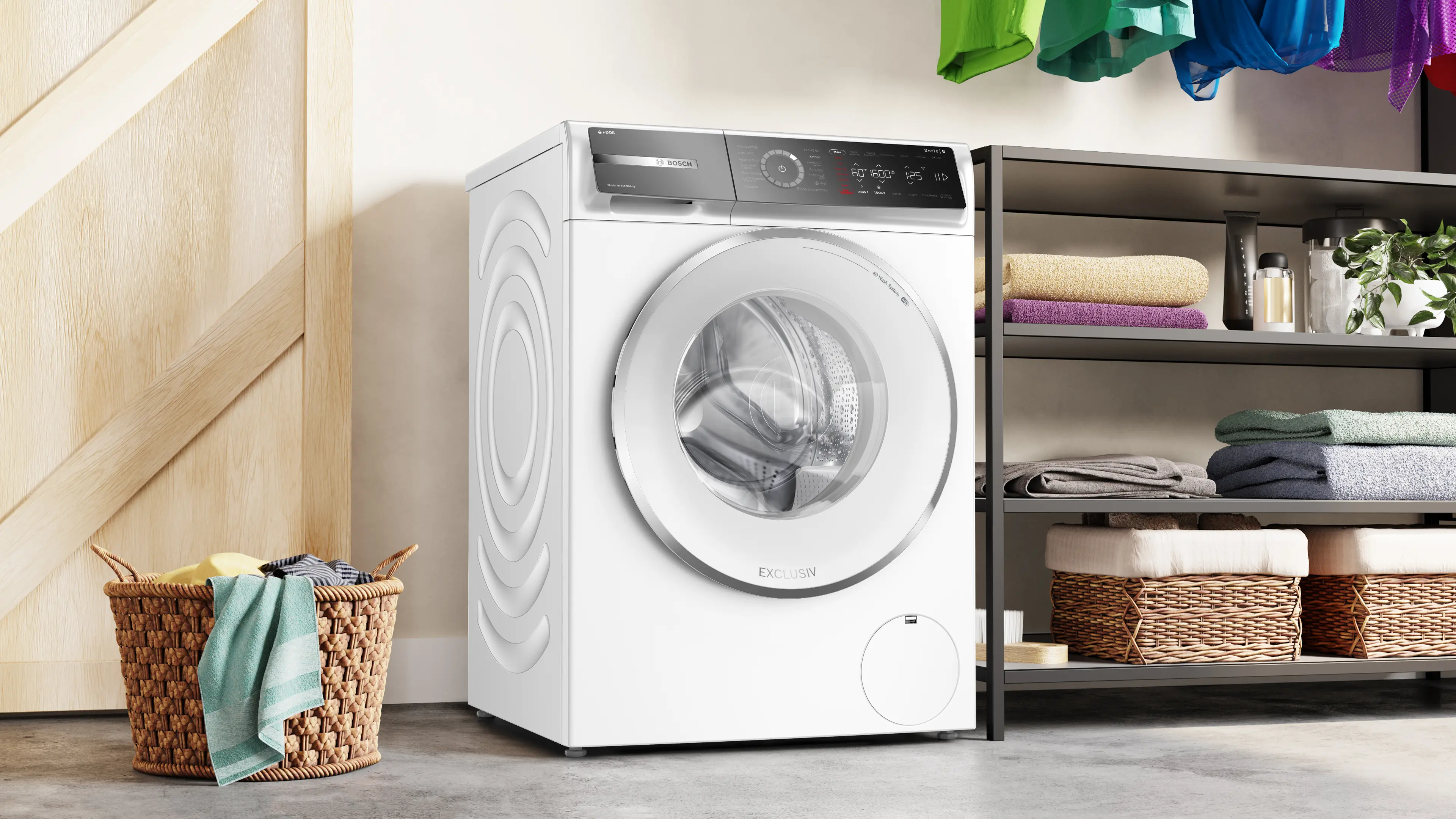 Serie 8 Wasmachine, voorlader 10 kg max. 1600 rpm