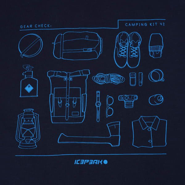 T-shirt ICEPEAK MOXEE T-SHIRT BLEU FONCE