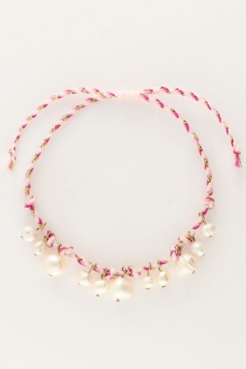 Island armband met parels