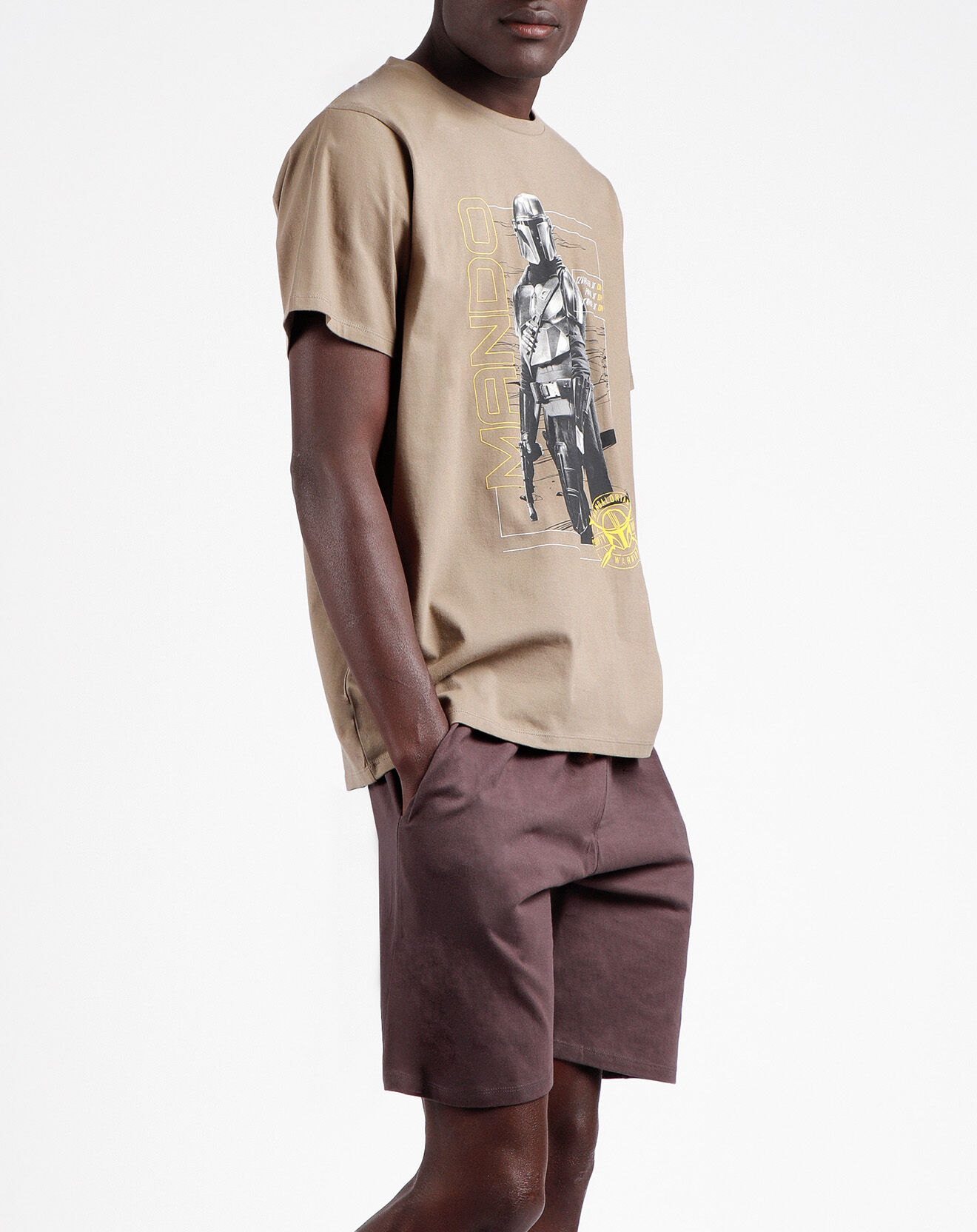 Star Wars Pyjama T-Shirt & Short Kael marron