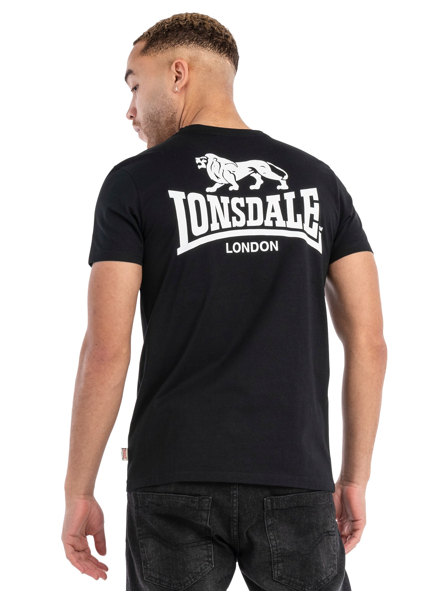 Lonsdale Herren T-Shirt normale Passform WHITENESS