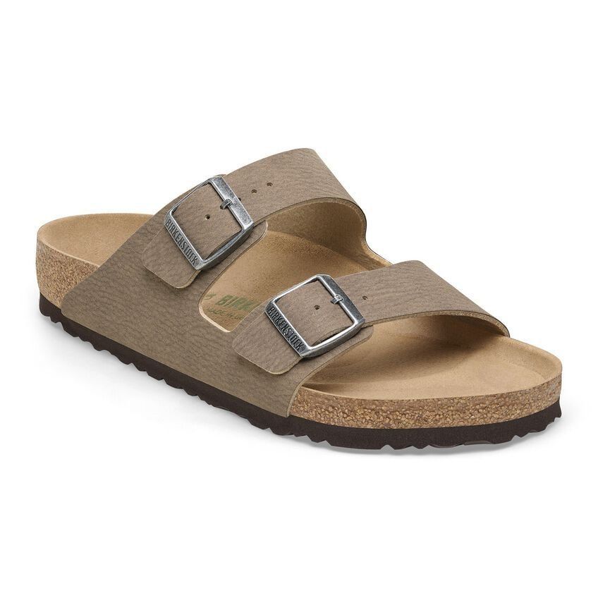 Birkenstock Sandale Arizona Synthetic Vegan - Marron