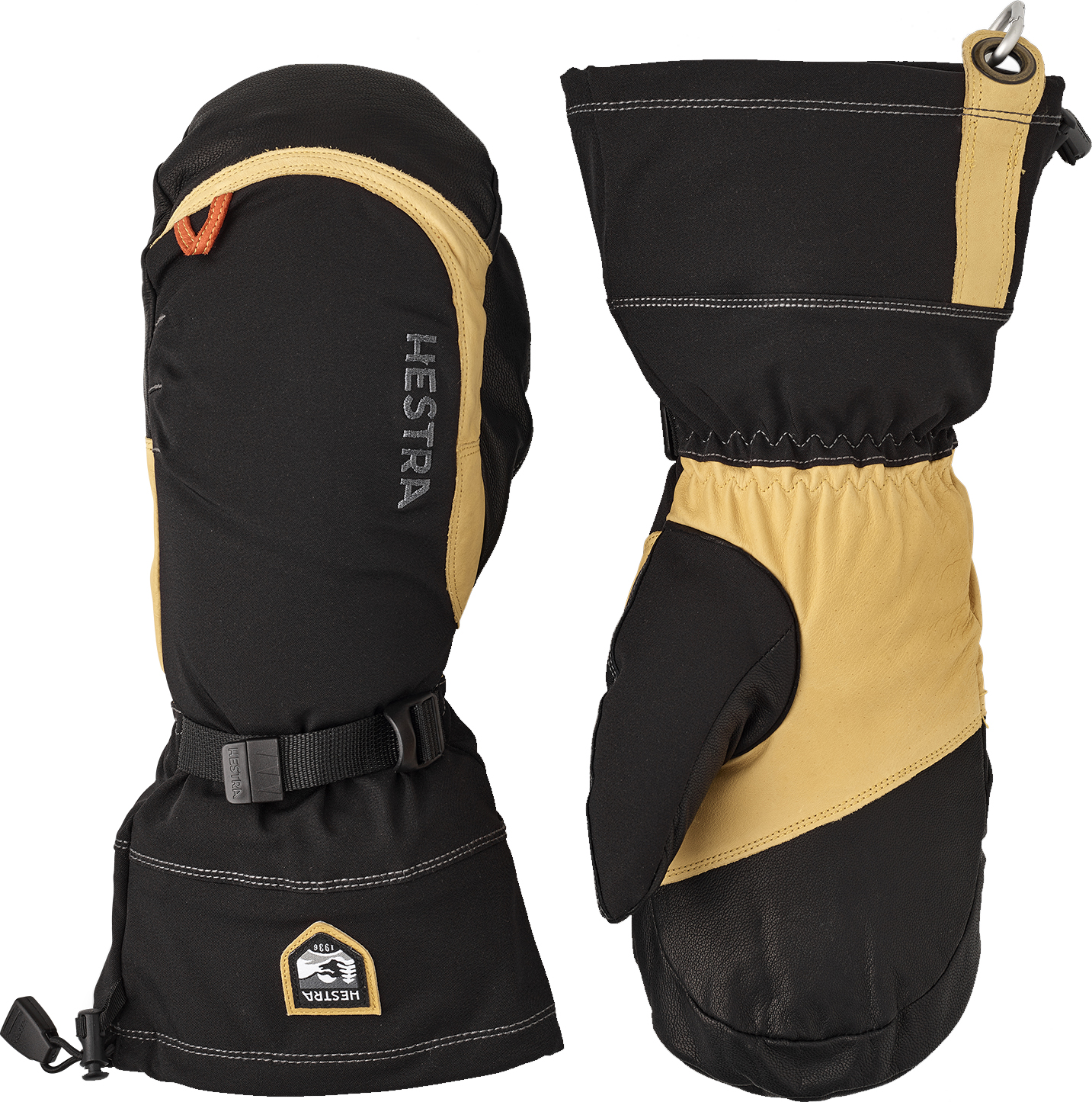 Army Leather Expedition Mitt Black/Light Brown