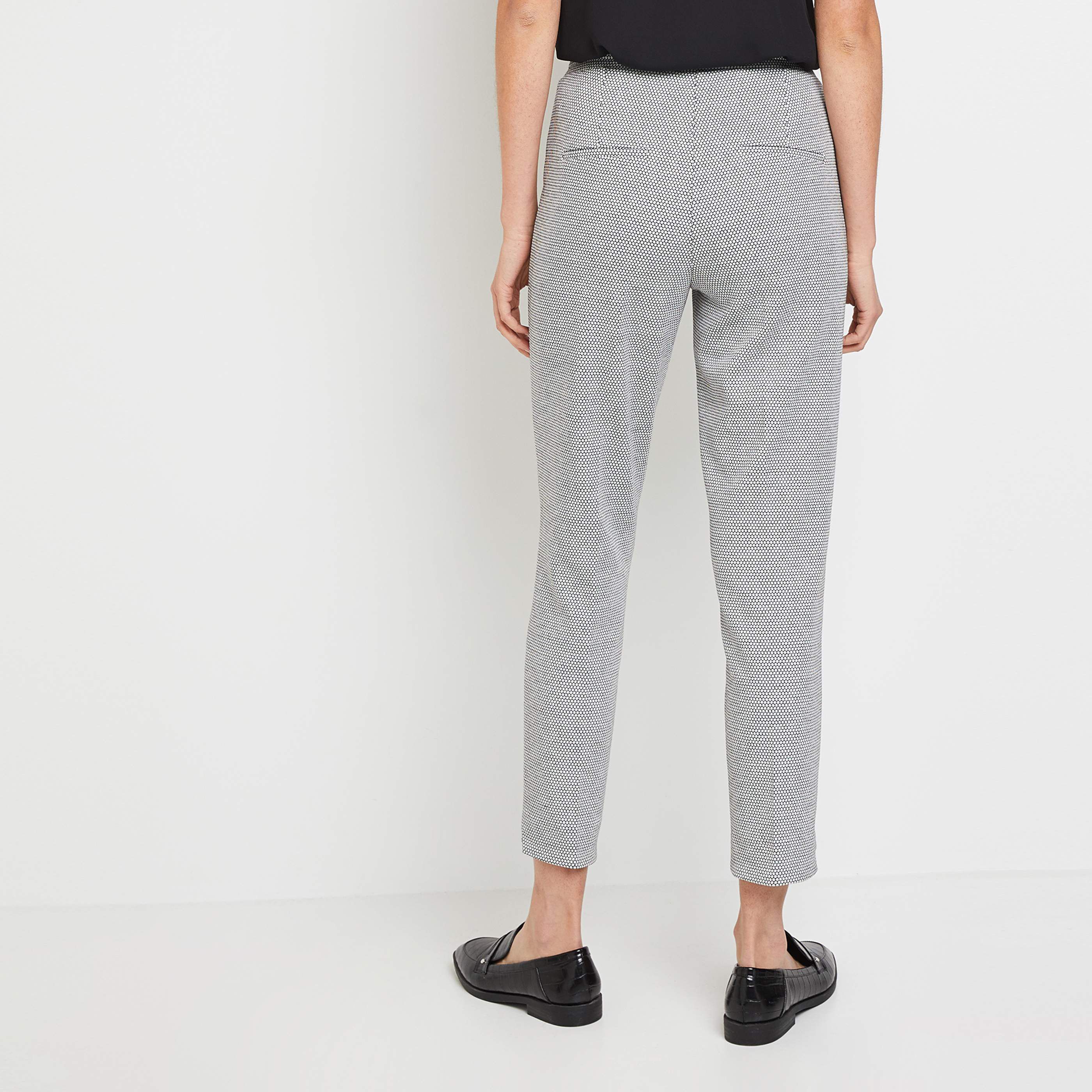 Pantalon en maille femme - GRIS