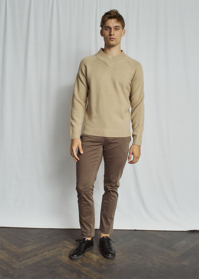 Bruun & Stengade BS Douglas Regular Fit Knitwear Sand