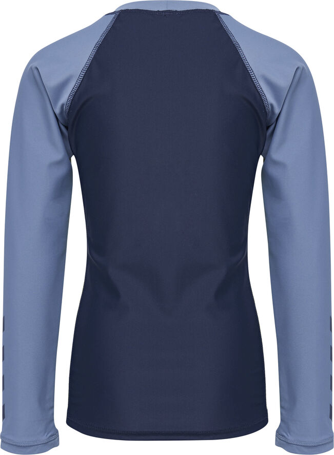 Hummel Sidney LS Swim Tee Blå