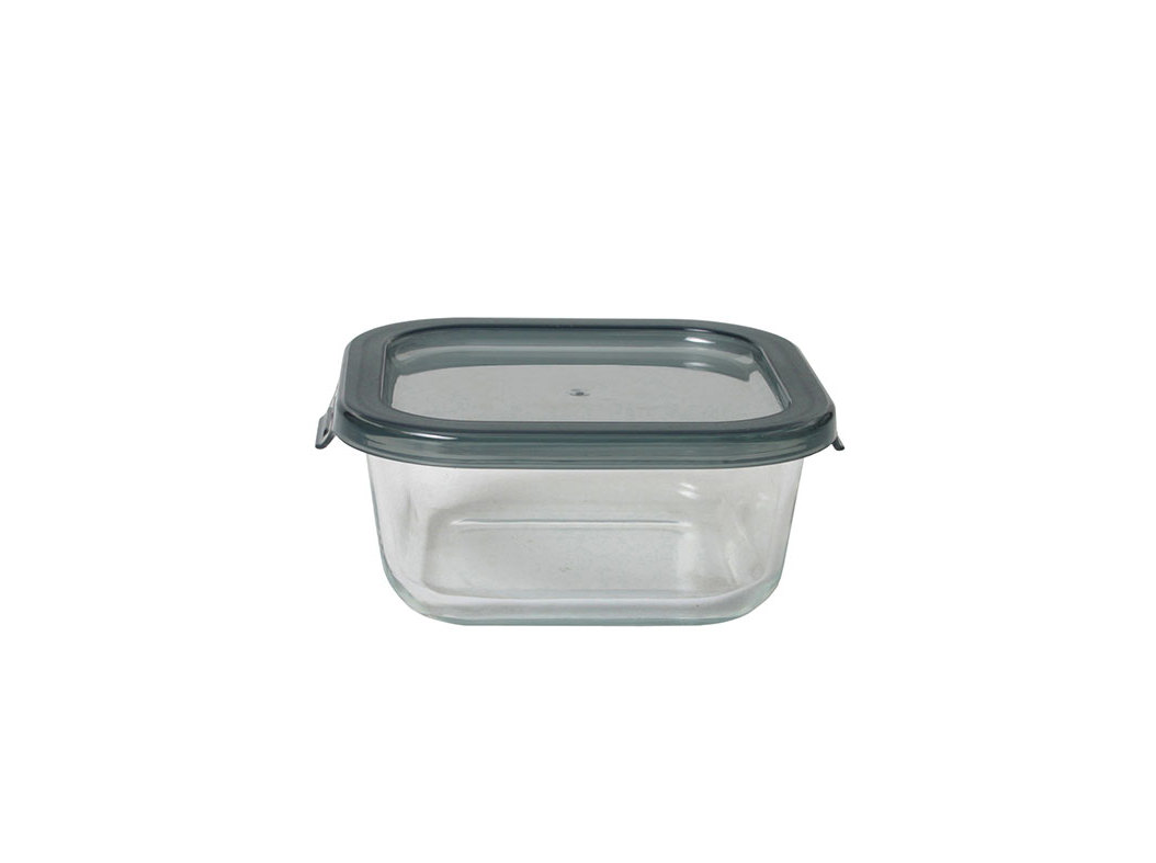 CAIXA VIDRO QUADRADA ACTUEL HERMÉTICA 0.50L