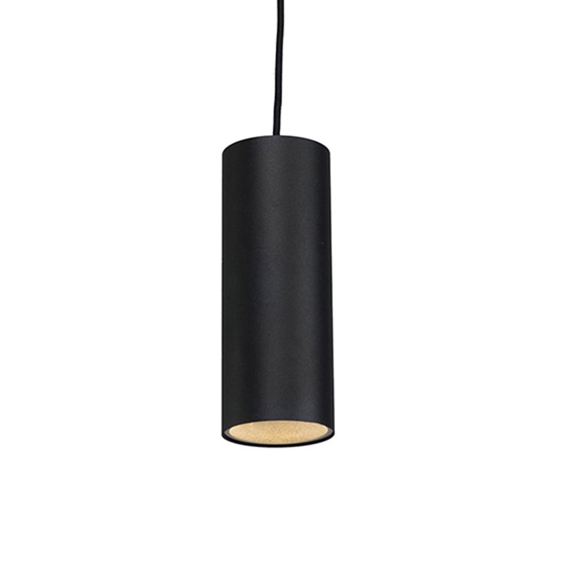 Design hanglamp zwart GU10 50mm - Tubo