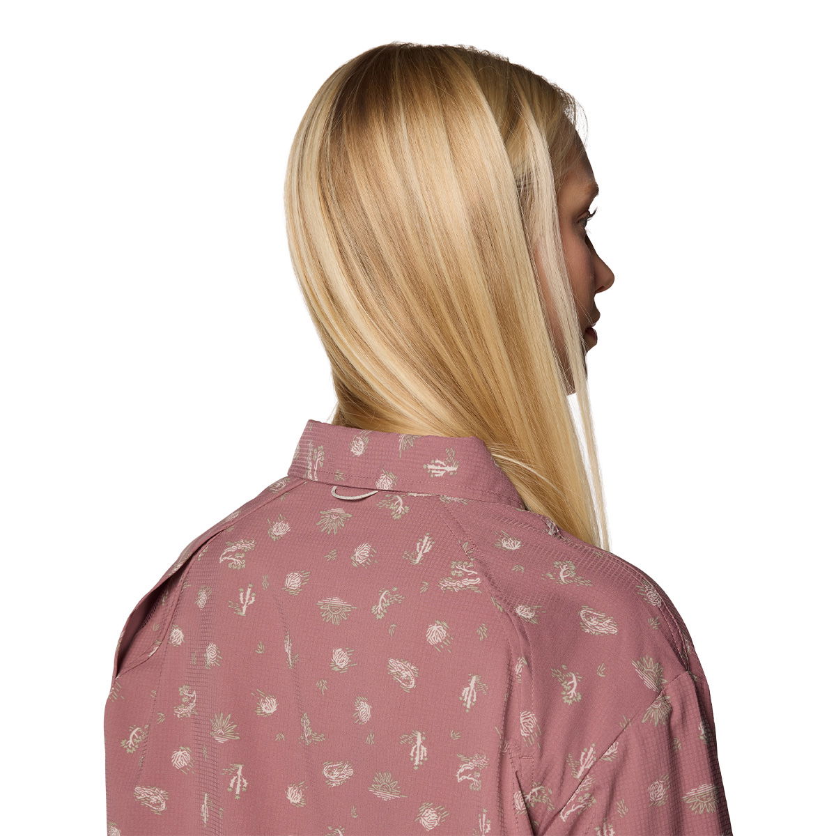 Columbia Silver Ridge Utility Patterned LS Skjorte, dame (Fig)