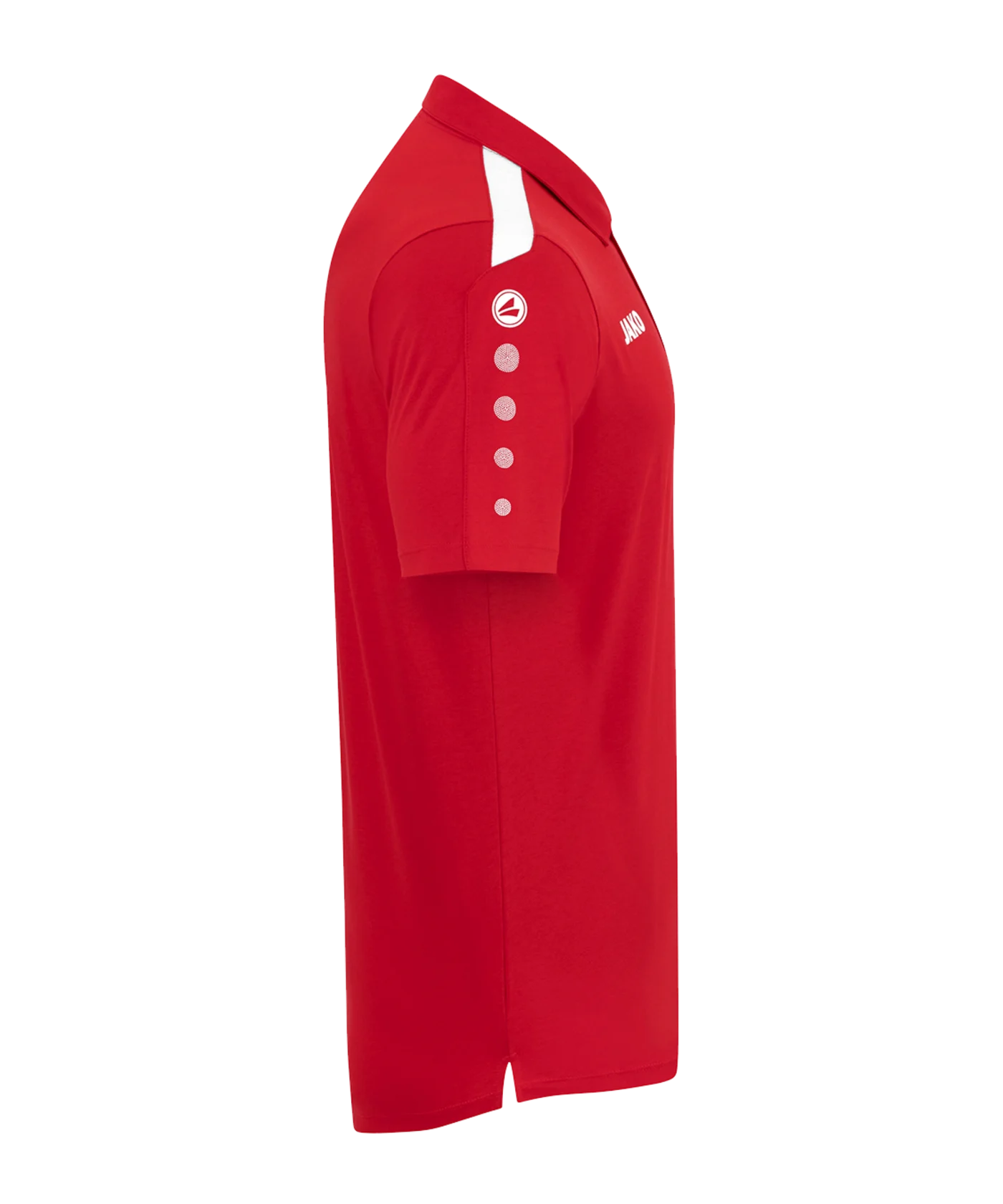 JAKO Power Poloshirt Kids Rot Weiss F100