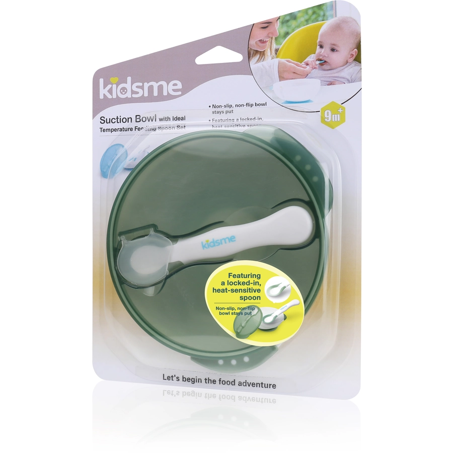 kidsme Breischale mit Saugnapf, grün