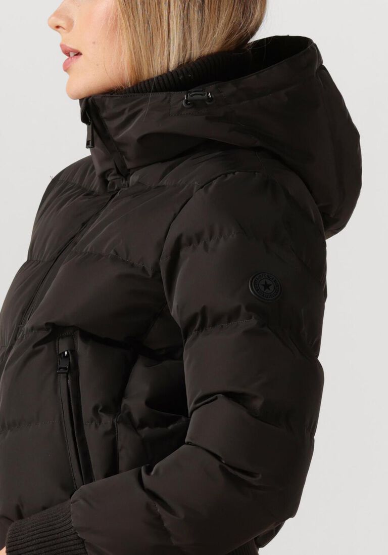 zwarte airforce gewatteerde jas tate bomber
