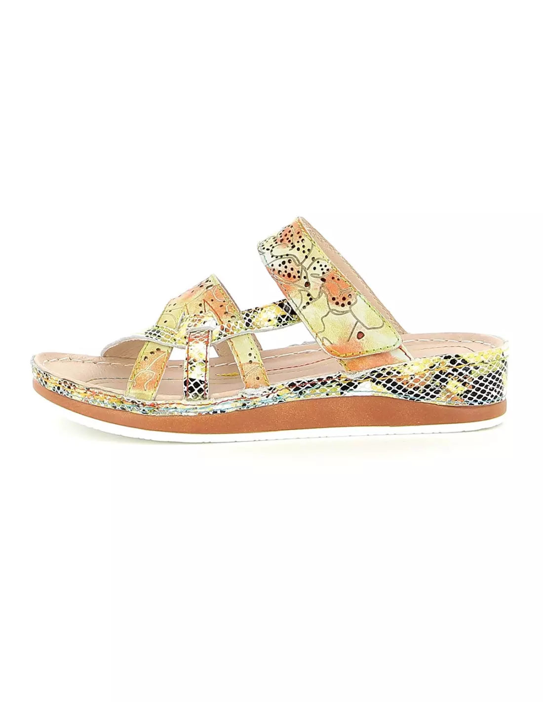 LAURA VITA LV BRCUELO 0521 JAUNE - Mules & sabots Jaune
