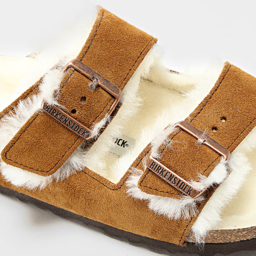 Sandales Arizona Shearling Mink