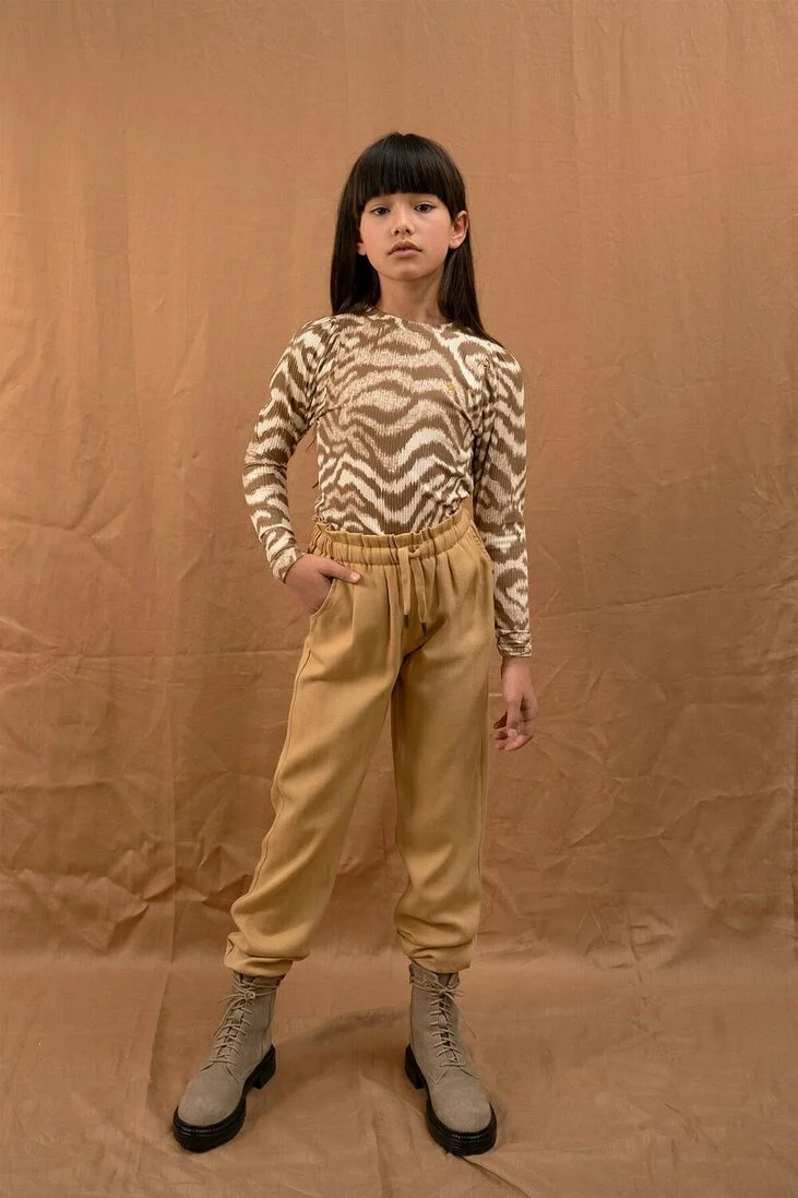 LIKE FLO camel like flo pantalon f309-5650