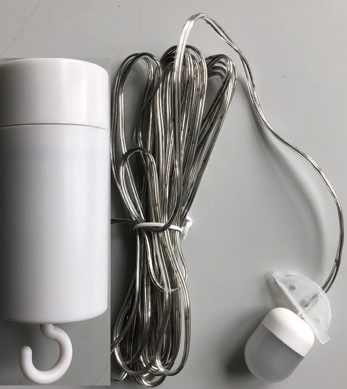 Sterntaler Decoratieve Ster | Kunststof Kerstster | 18-punts Opvouwbare Ster | 25cm | Binnen- en Buitengebruik | LED | Werkt op Batterijen