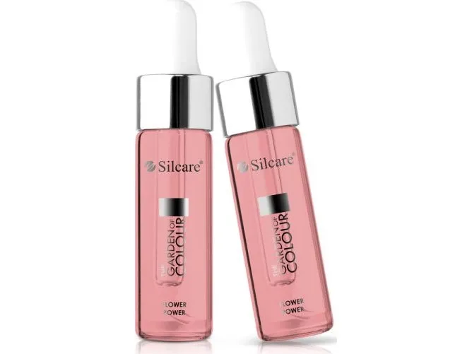 Silcare The Garden of Colour Regenerating Cuticle and Nail Oil Conditioner Flower Power 15ml