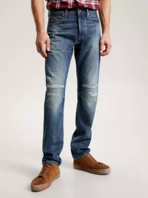 Calça jeans Mercer Regular com efeito desgastado