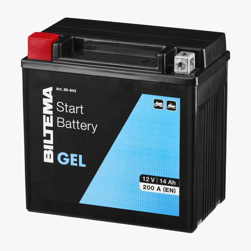 MC-batteri gelé, 12 V, 14 Ah, 151 x 87 x 147 mm