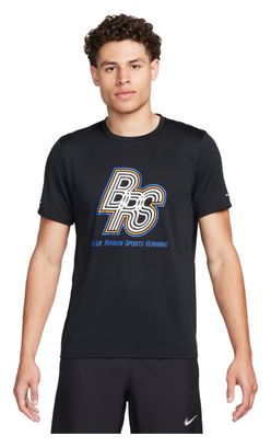 Maillot manches courtes Nike Rise 365 BRS Noir Bleu