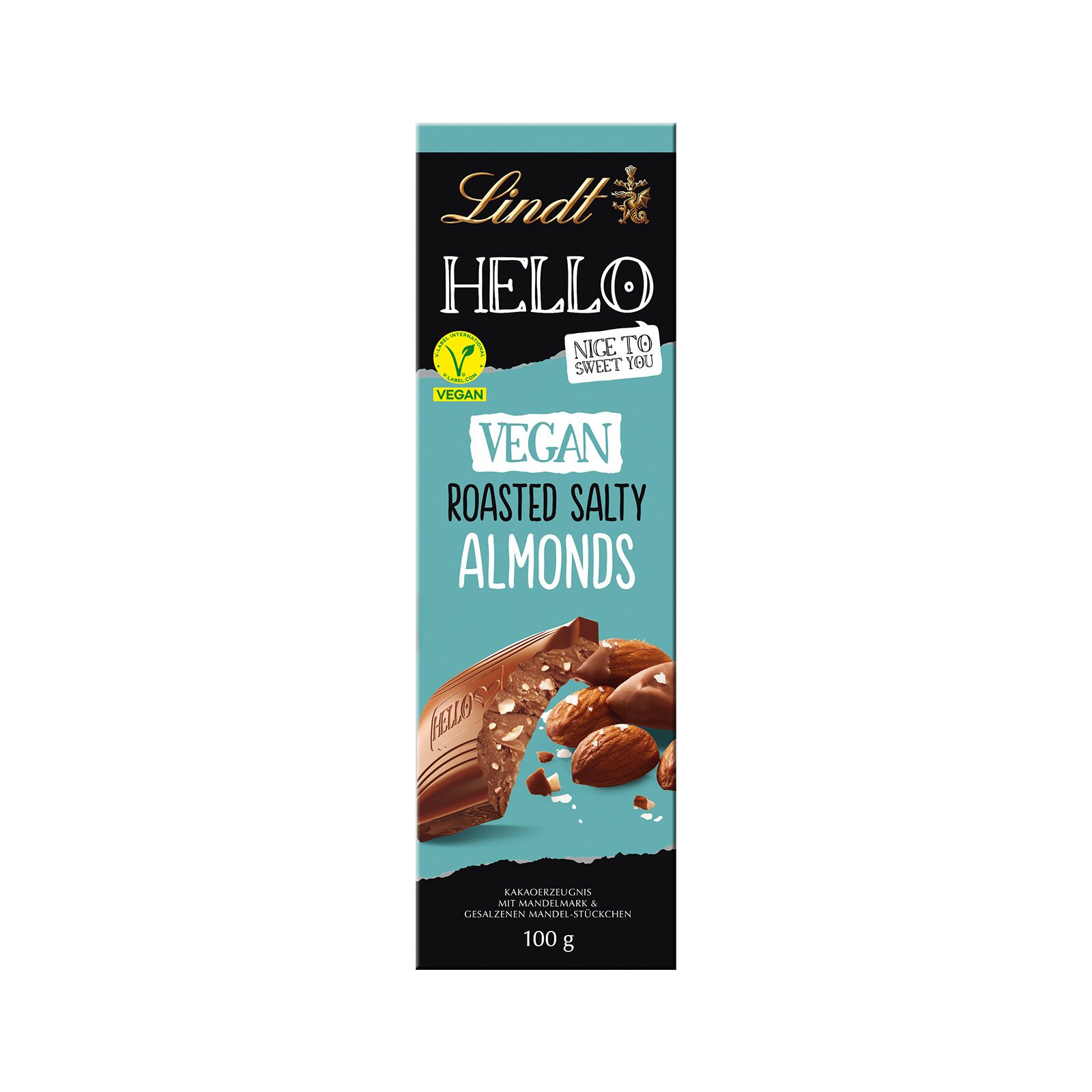 Lindt Hello Roasted Salty Almonds Vegan